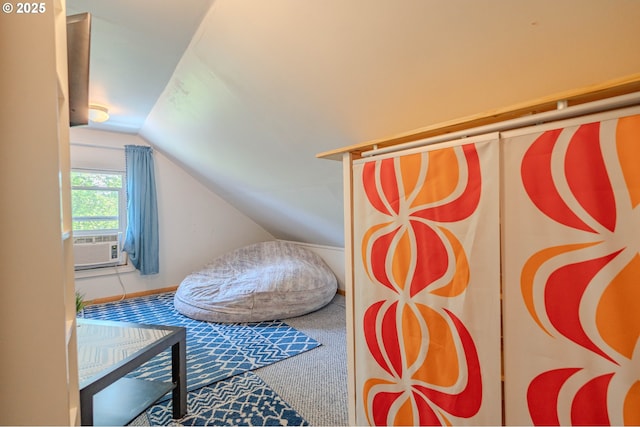 interior space featuring carpet flooring