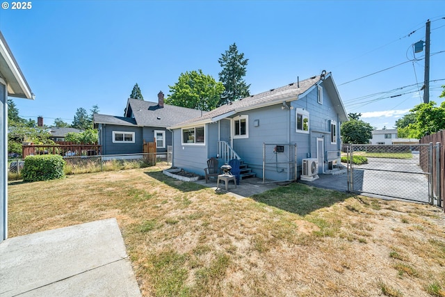 5246 SE 65th Ave, Portland, OR 97206 - back of property with a patio area