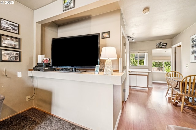 5246 SE 65th Ave, Portland, OR 97206 - living area with wood finished floors and baseboards