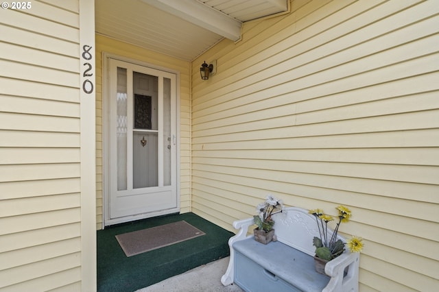 view of entrance to property