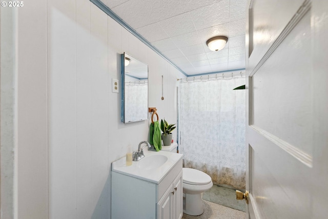 1387 Washington Ave, Coos Bay, OR 97420 - bathroom with vanity and speckle patterned floor