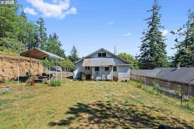 1387 Washington Ave, Coos Bay, OR 97420 - back of property with a detached carport