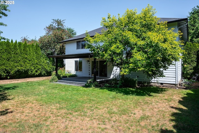 10014 NE 146th Ave, Vancouver, WA 98682 - rear view of property with a yard and a patio