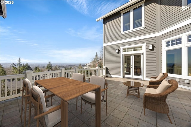 9037 NW Murdock St, Portland, OR 97229 - view of patio with french doors and outdoor dining area
