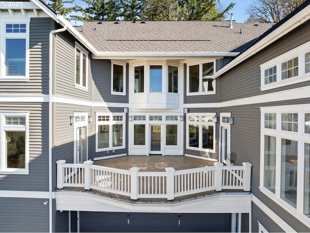 9037 NW Murdock St, Portland, OR 97229 - rear view of house featuring a balcony