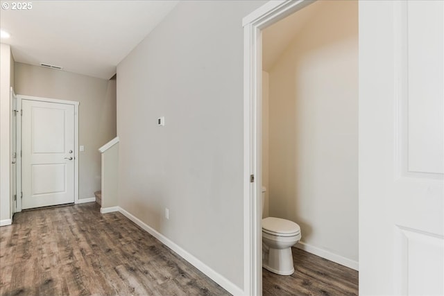 7119 NE 152nd Pl, Vancouver, WA 98682 - corridor with wood finished floors and baseboards