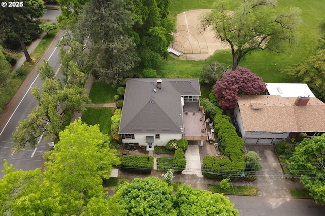 6807 SE Cesar E Chavez Blvd, Portland, OR 97202 - view from above of property