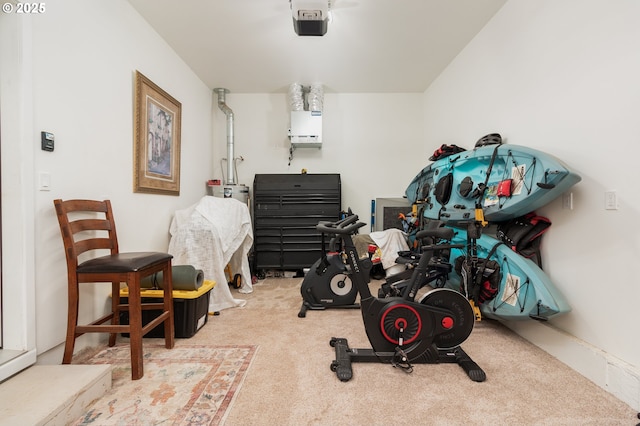 1937 NE 7th Dr, Lincoln City, OR 97367 - exercise area with carpet floors