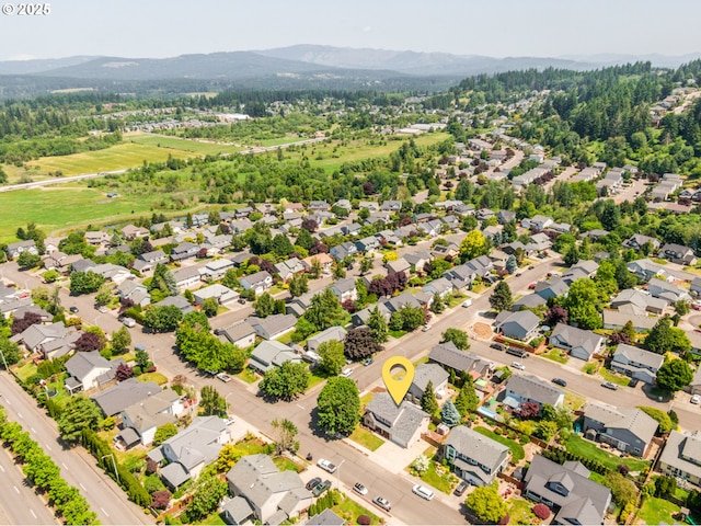 2952 NW Ogden St, Camas, WA 98607 - aerial perspective of suburban area with a mountain backdrop