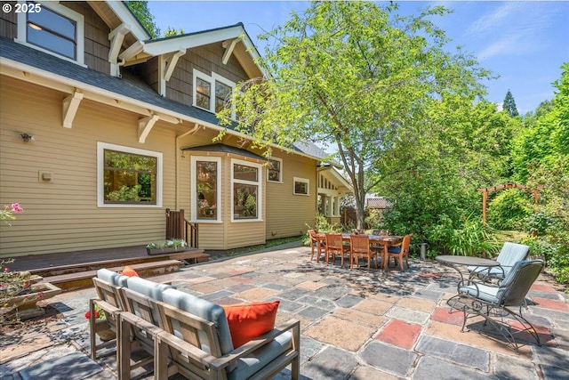 1520 SE 54th Ave, Portland, OR 97215 - view of patio / terrace featuring outdoor dining space