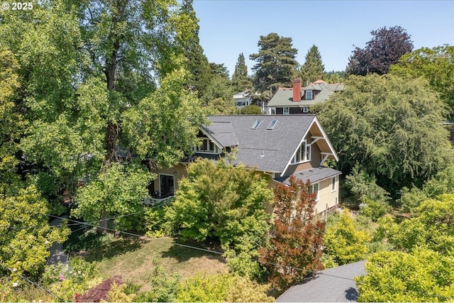 1520 SE 54th Ave, Portland, OR 97215 - aerial view of property and surrounding area