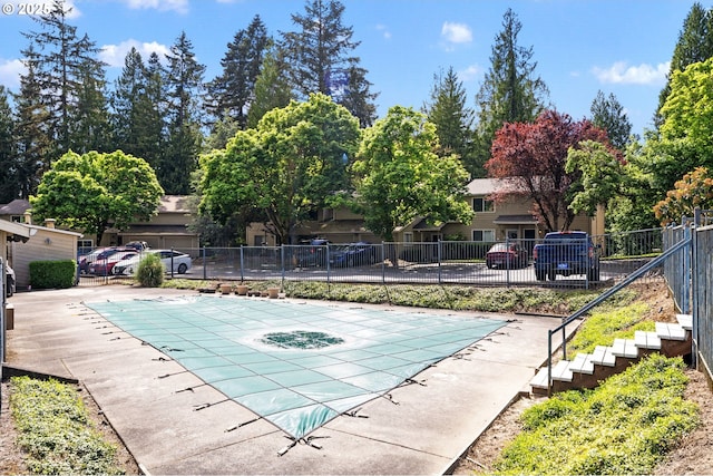 29460 SW Volley St Unit 72, Wilsonville, OR 97070 - pool with fence and stairway