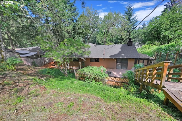 1770 W 28th Ave, Eugene, OR 97405 - back of house with a chimney