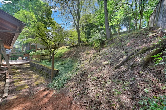 1770 W 28th Ave, Eugene, OR 97405 - view of yard with a wooden deck