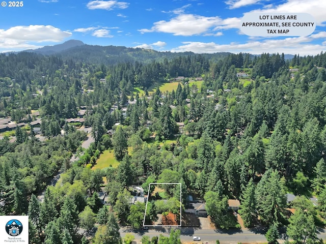 1770 W 28th Ave, Eugene, OR 97405 - view of property location with a heavily wooded area and property parcel outlined