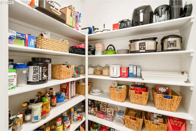 view of pantry