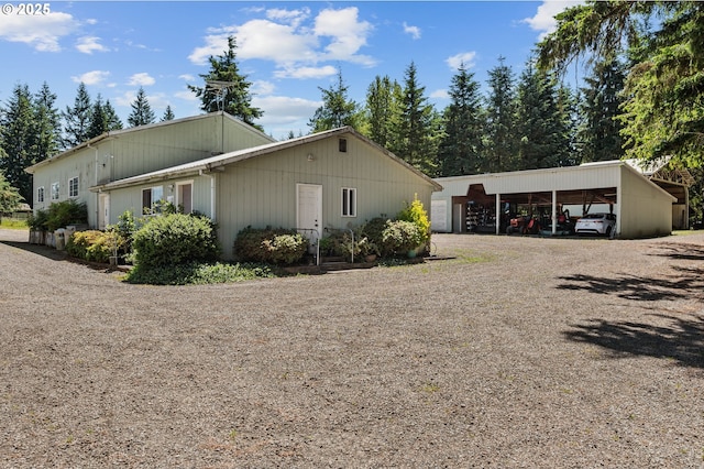 22750 SW Rosedale Rd, Beaverton, OR 97078 - view of home's exterior featuring gravel driveway and a carport