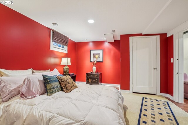 1917 NE Fremont St, Portland, OR 97212 - bedroom with baseboards and recessed lighting