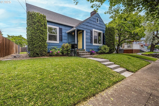 904 NE 78th Ave, Portland, OR 97213 - bungalow-style home with a chimney and a shingled roof