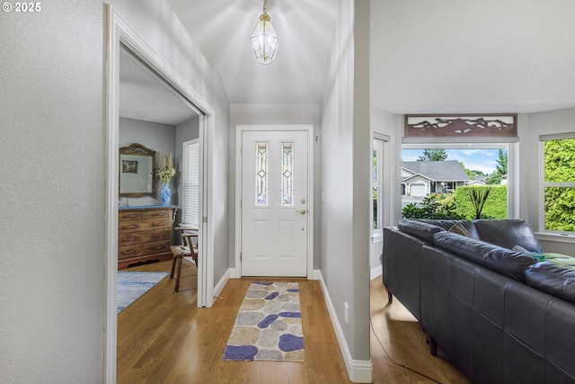 1575 Fairview Pl, Cottage Grove, OR 97424 - foyer entrance with wood finished floors and baseboards