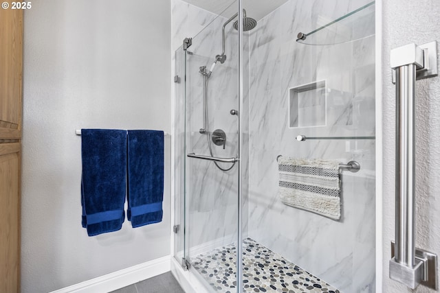 1575 Fairview Pl, Cottage Grove, OR 97424 - bathroom featuring a marble finish shower