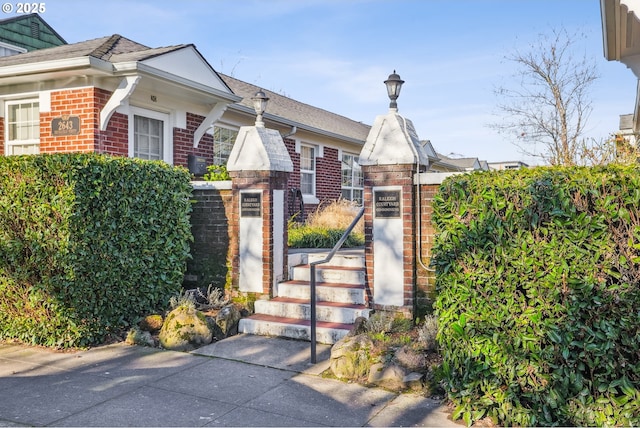 view of bungalow-style home