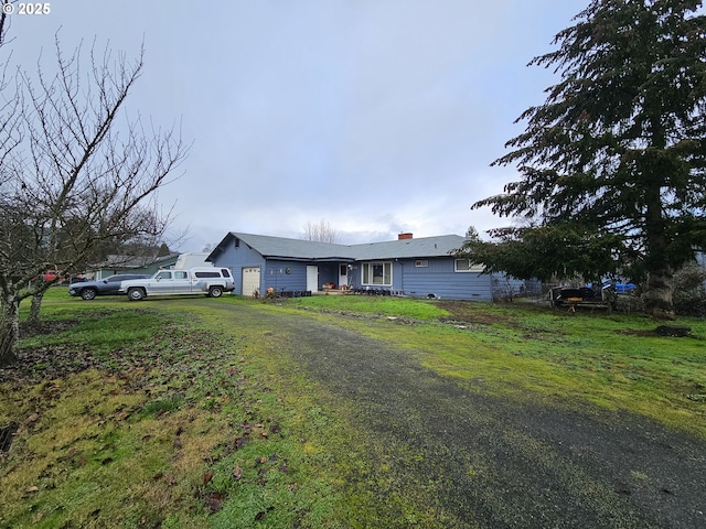 view of ranch-style home