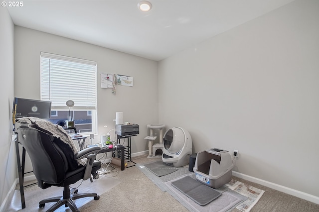 7110 NE 155th Pl, Vancouver, WA 98682 - office area with baseboards and carpet flooring