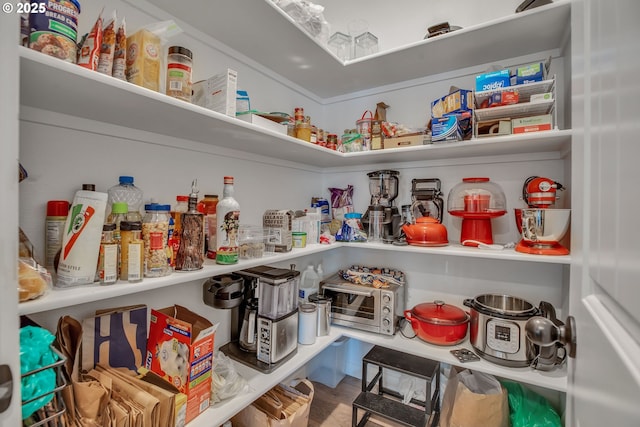 view of pantry