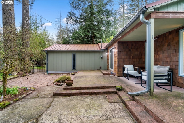 18308 NE Cole Witter Rd, Battle Ground, WA 98604 - view of patio featuring fence