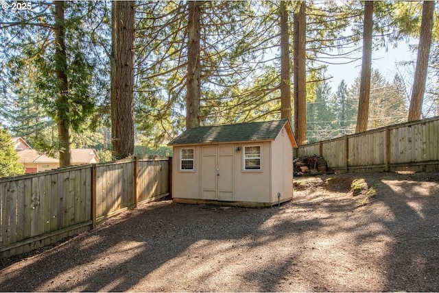 13135 SE Winston Rd, Damascus, OR 97089 - view of shed with a fenced backyard