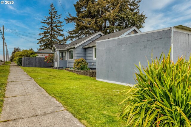 3175 Sherman Ave, North Bend, OR 97459 - washroom with stacked washer / drying machine and laundry area