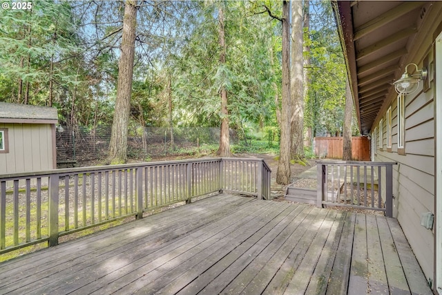 4718 SW Miles Ct, Portland, OR 97219 - deck featuring a fenced backyard