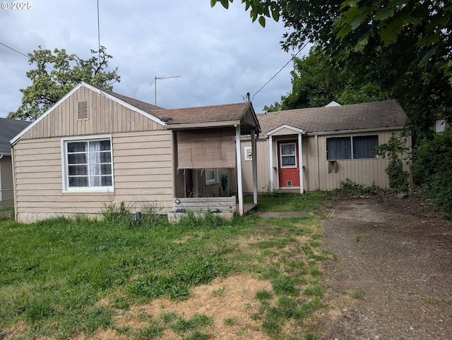 view of front of home