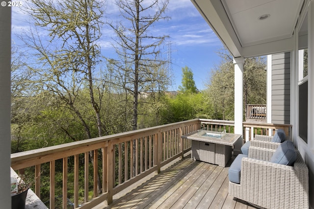 6621 NW Lolo Ter, Portland, OR 97229 - view of deck
