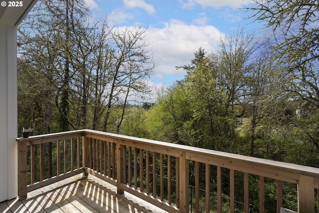 6621 NW Lolo Ter, Portland, OR 97229 - view of deck