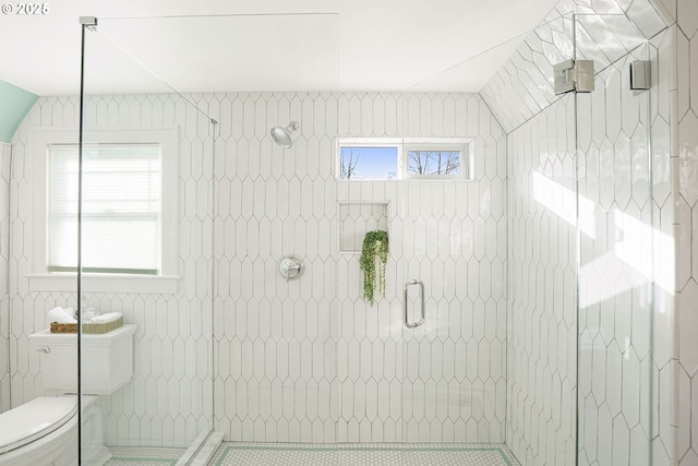 460 Bush St SE, Salem, OR 97302 - bathroom featuring toilet and a stall shower