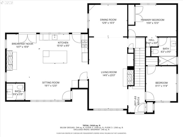 460 Bush St SE, Salem, OR 97302 - floor plan / room layout