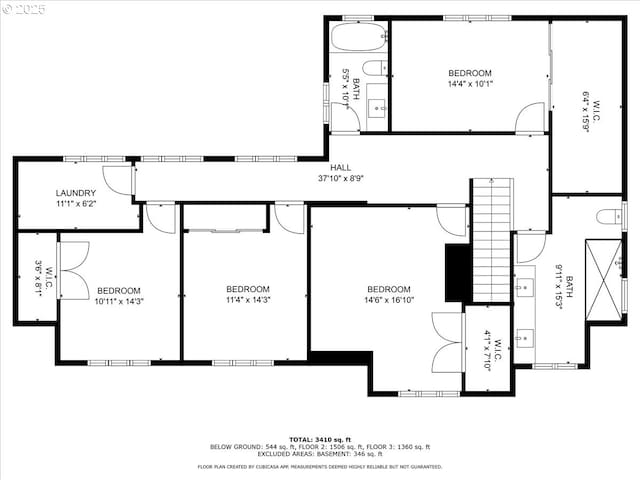 460 Bush St SE, Salem, OR 97302 - home floor plan