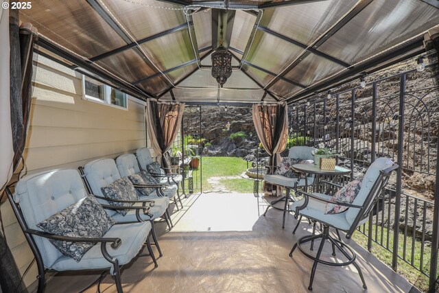 1680 NW Avery St, Roseburg, OR 97471 - view of patio / terrace with a gazebo