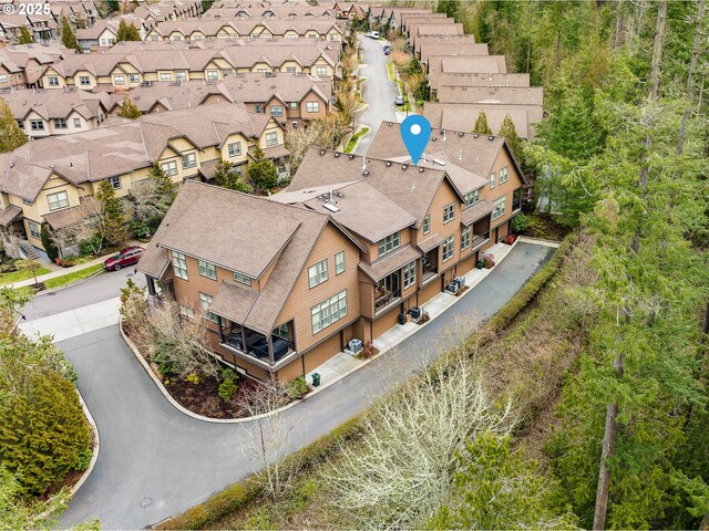 10480 SW Windwood Way, Portland, OR 97225 - aerial perspective of suburban area