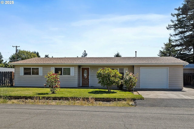 231 NE Chestnut Ave, Myrtle Creek, OR 97457 - ranch-style home featuring an attached garage and driveway