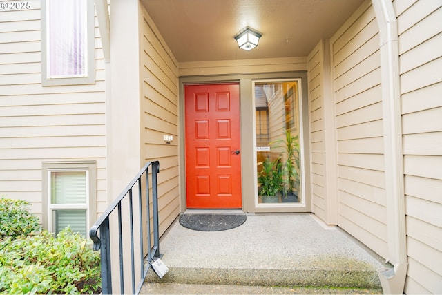 view of property entrance