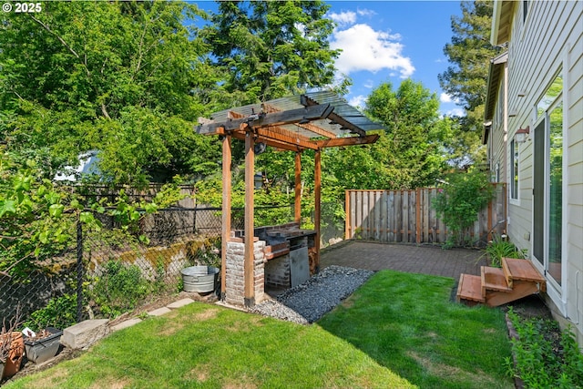 4345 SW Vino Pl, Beaverton, OR 97078 - view of yard with a pergola