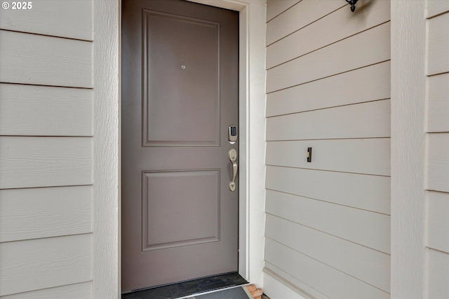 view of entrance to property