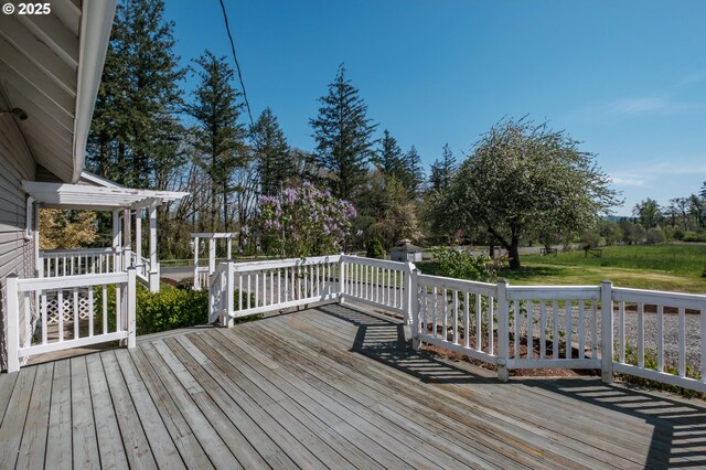 38588 Goar Rd, Scio, OR 97374 - view of wooden deck
