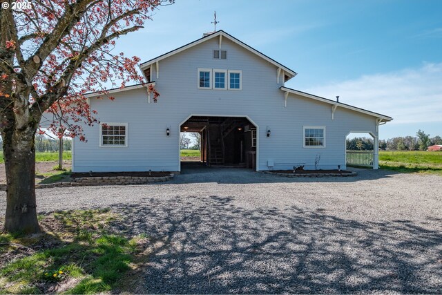 38588 Goar Rd, Scio, OR 97374 - rear view of property featuring driveway