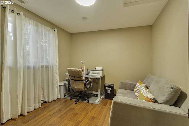 4422 SW Appletree Pl, Beaverton, OR 97078 - home office featuring wood finished floors