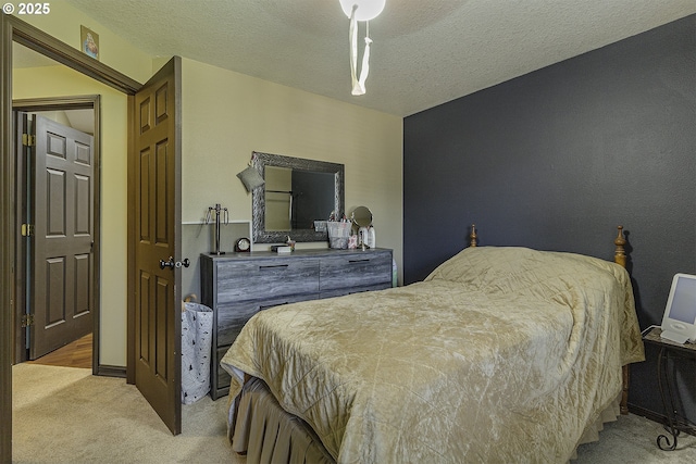 4422 SW Appletree Pl, Beaverton, OR 97078 - bedroom featuring light carpet and a textured ceiling