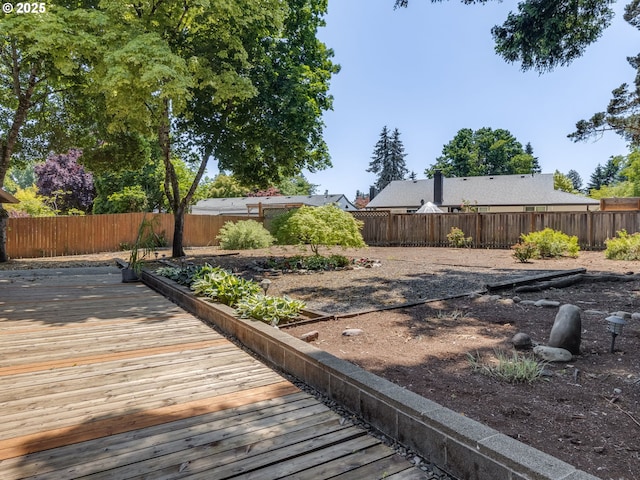 20270 SW Brightwood Ct, Beaverton, OR 97003 - wooden deck with a fenced backyard